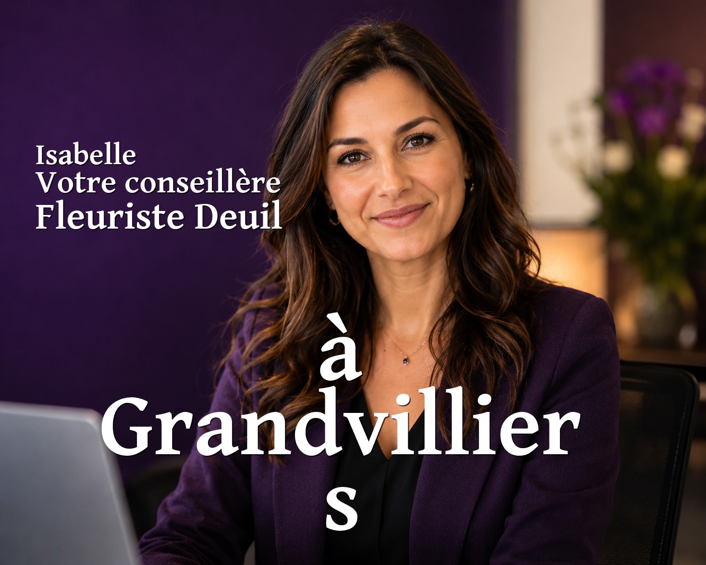 Isabelle, votre conseillère Fleuriste Deuil à Grandvilliers