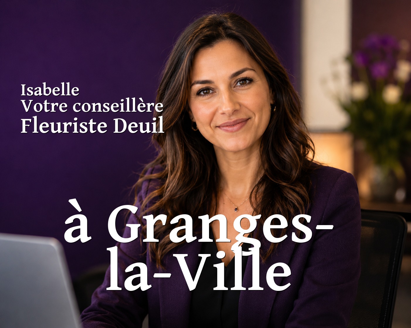 Isabelle, votre conseillère Fleuriste Deuil à Granges-la-Ville
