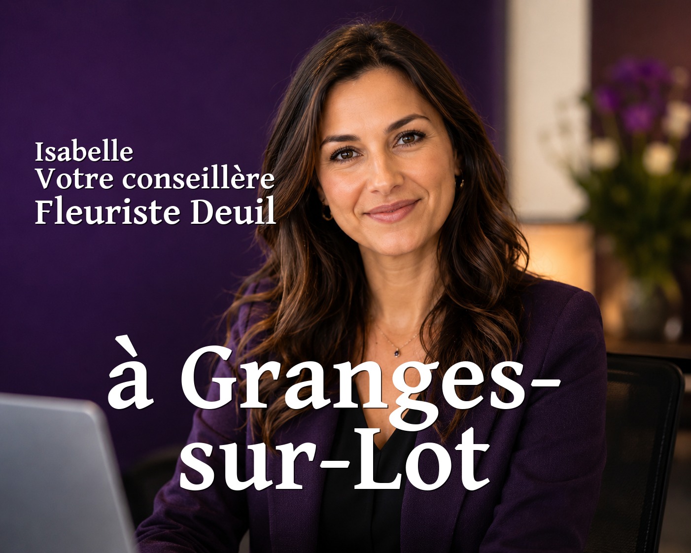 Isabelle, votre conseillère Fleuriste Deuil à Granges-sur-Lot