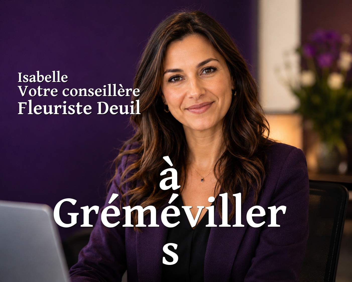 Isabelle, votre conseillère Fleuriste Deuil à Grémévillers