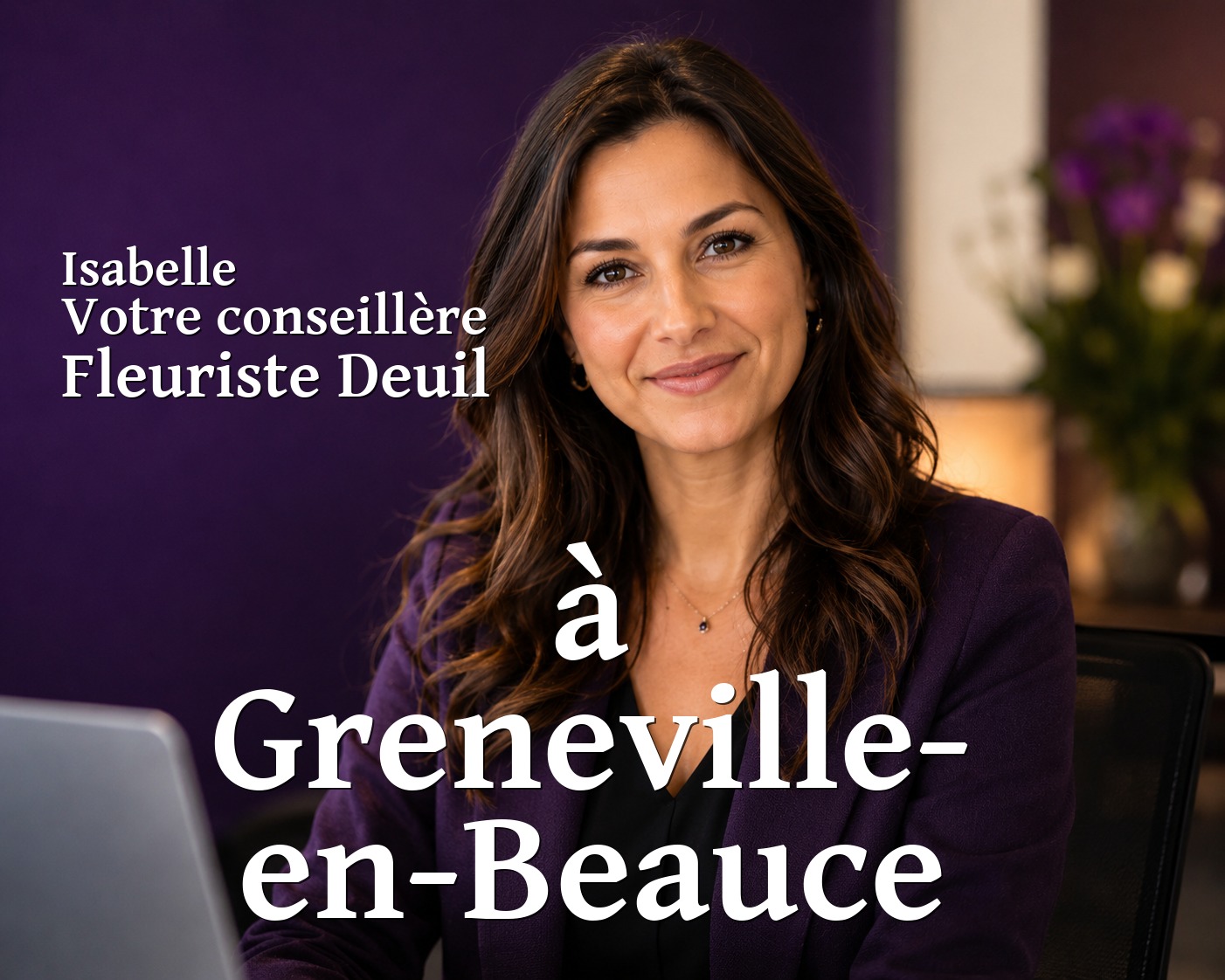 Isabelle, votre conseillère Fleuriste Deuil à Greneville-en-Beauce