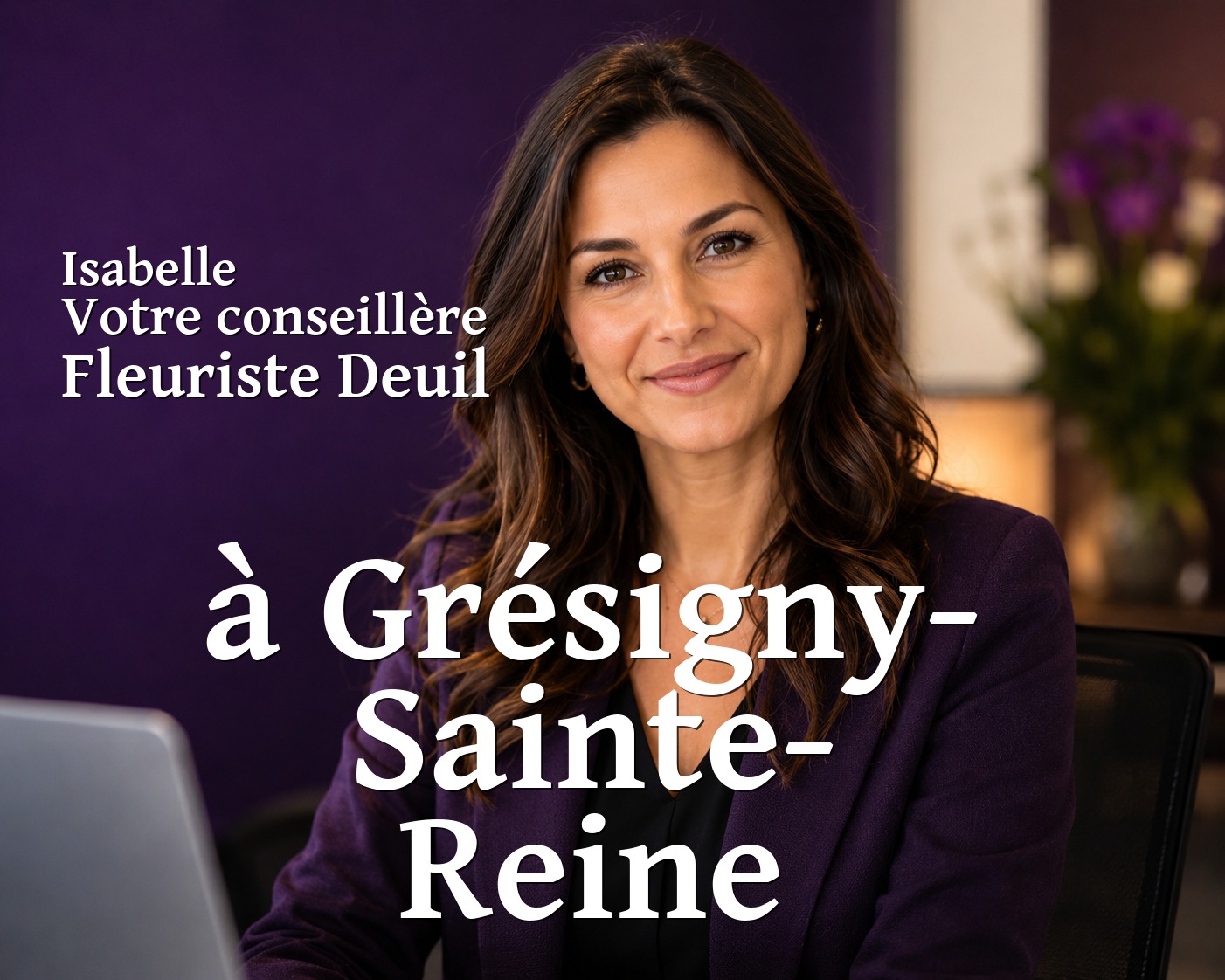 Isabelle, votre conseillère Fleuriste Deuil à Grésigny-Sainte-Reine