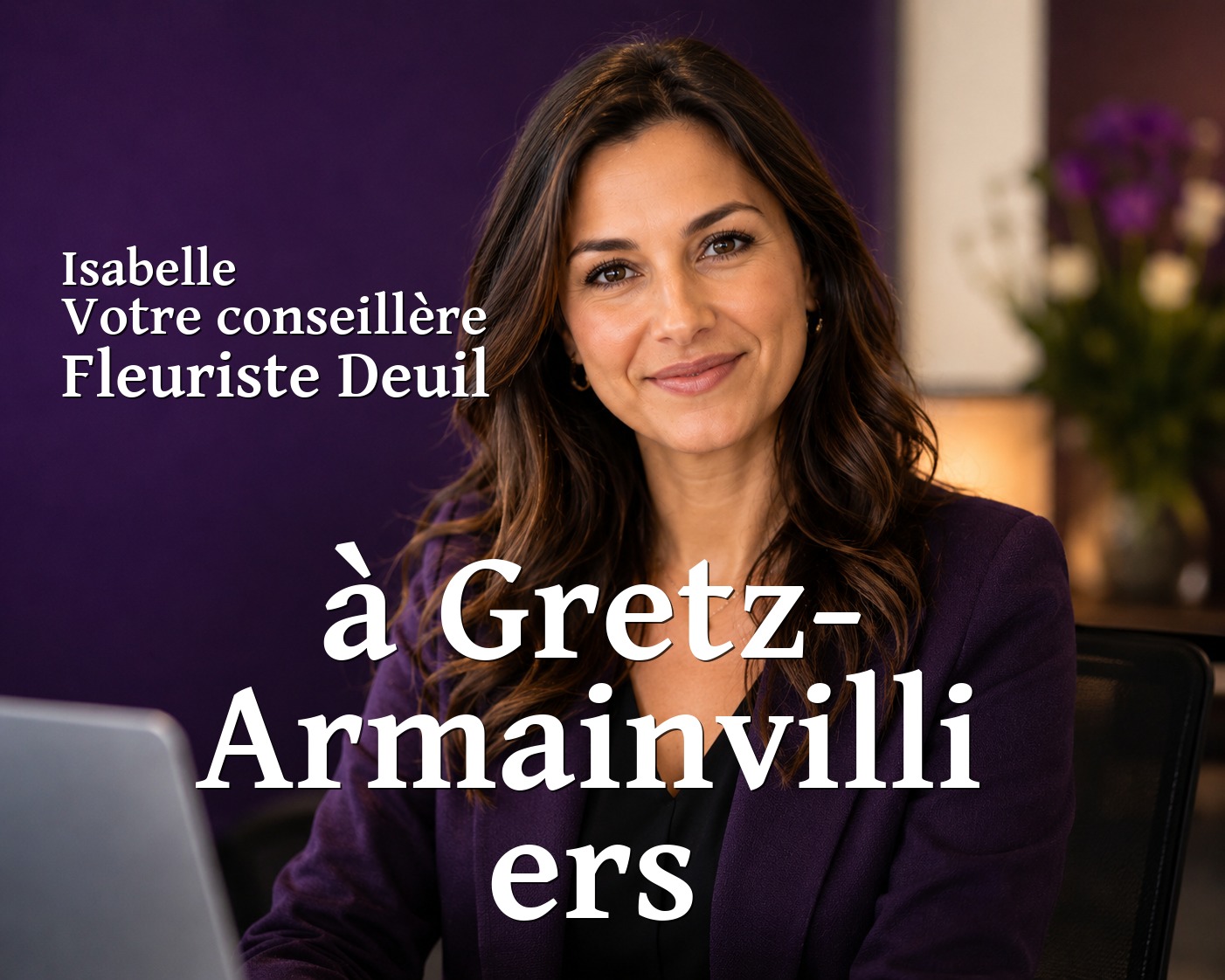 Isabelle, votre conseillère Fleuriste Deuil à Gretz-Armainvilliers