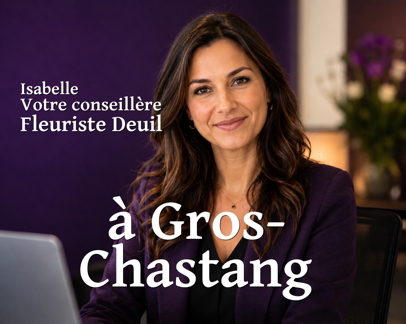 Isabelle, votre conseillère Fleuriste Deuil à Gros-Chastang