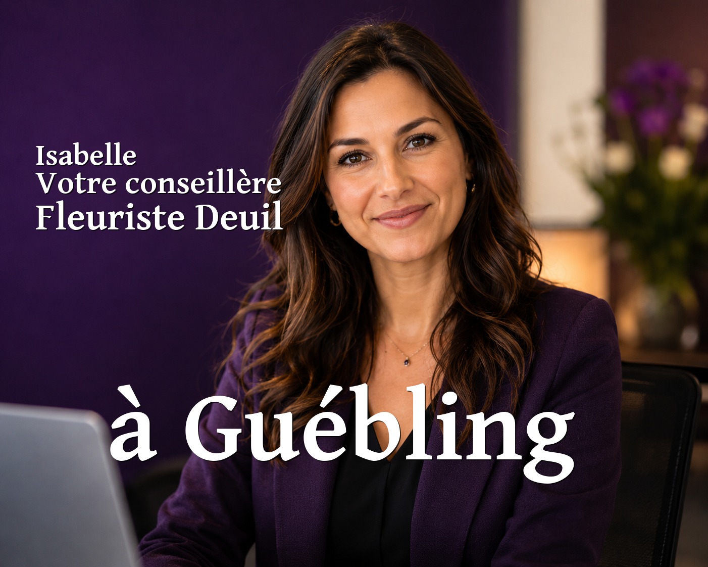 Isabelle, votre conseillère Fleuriste Deuil à Guébling