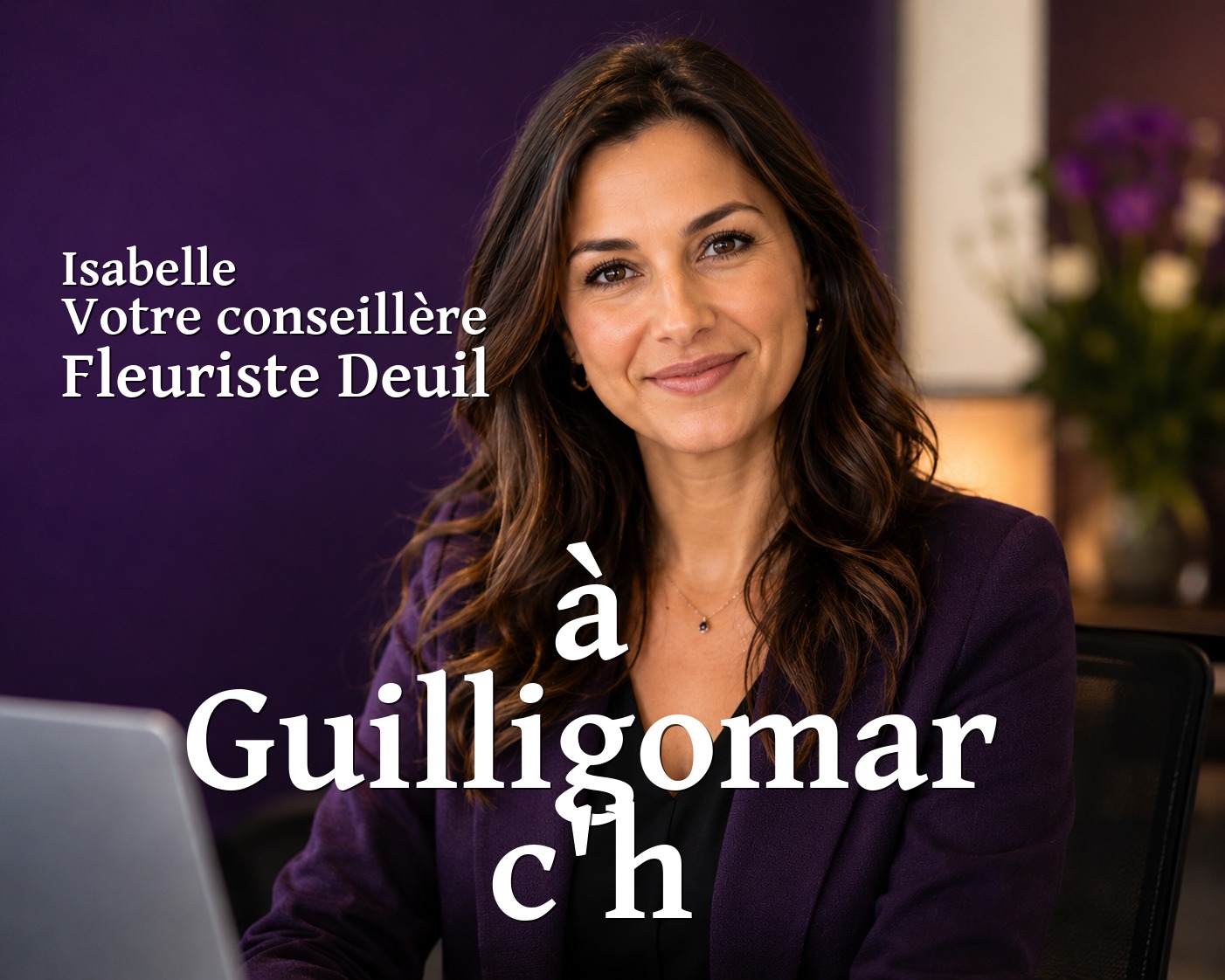 Isabelle, votre conseillère Fleuriste Deuil à Guilligomarc'h