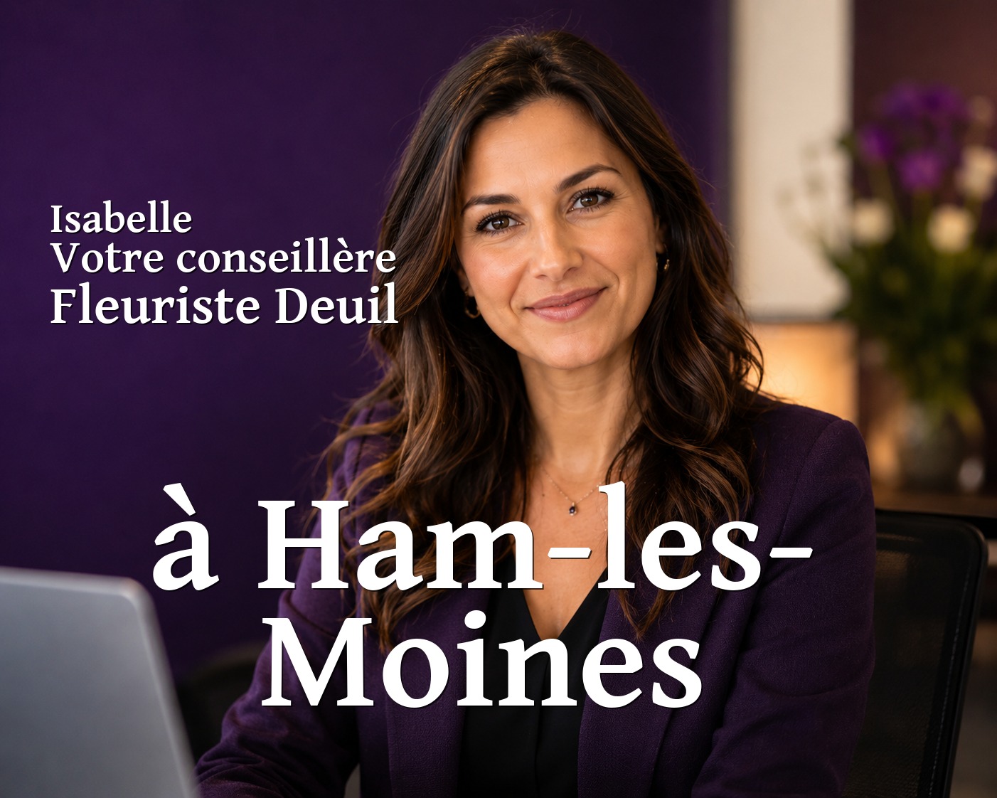 Isabelle, votre conseillère Fleuriste Deuil à Ham-les-Moines