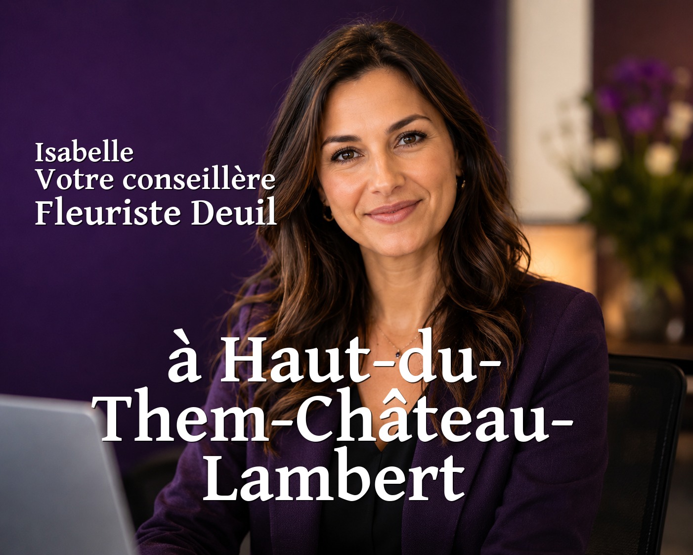 Isabelle, votre conseillère Fleuriste Deuil à Haut-du-Them-Château-Lambert