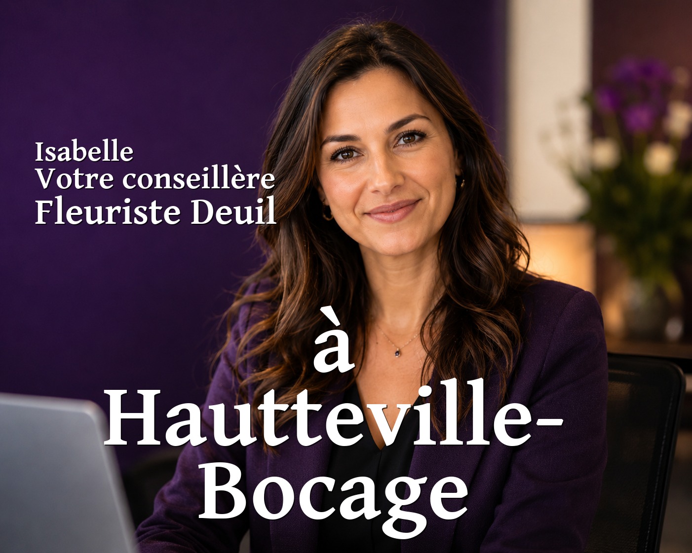 Isabelle, votre conseillère Fleuriste Deuil à Hautteville-Bocage