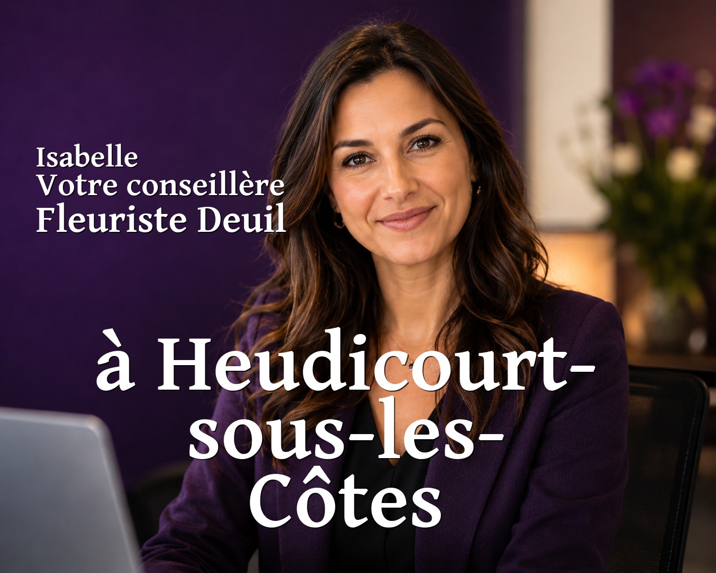 Isabelle, votre conseillère Fleuriste Deuil à Heudicourt-sous-les-Côtes
