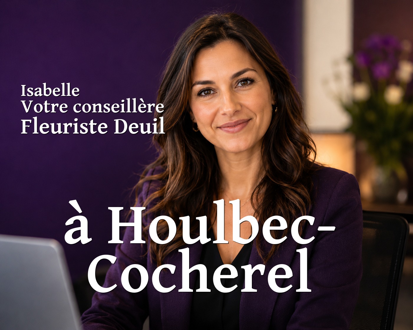 Isabelle, votre conseillère Fleuriste Deuil à Houlbec-Cocherel