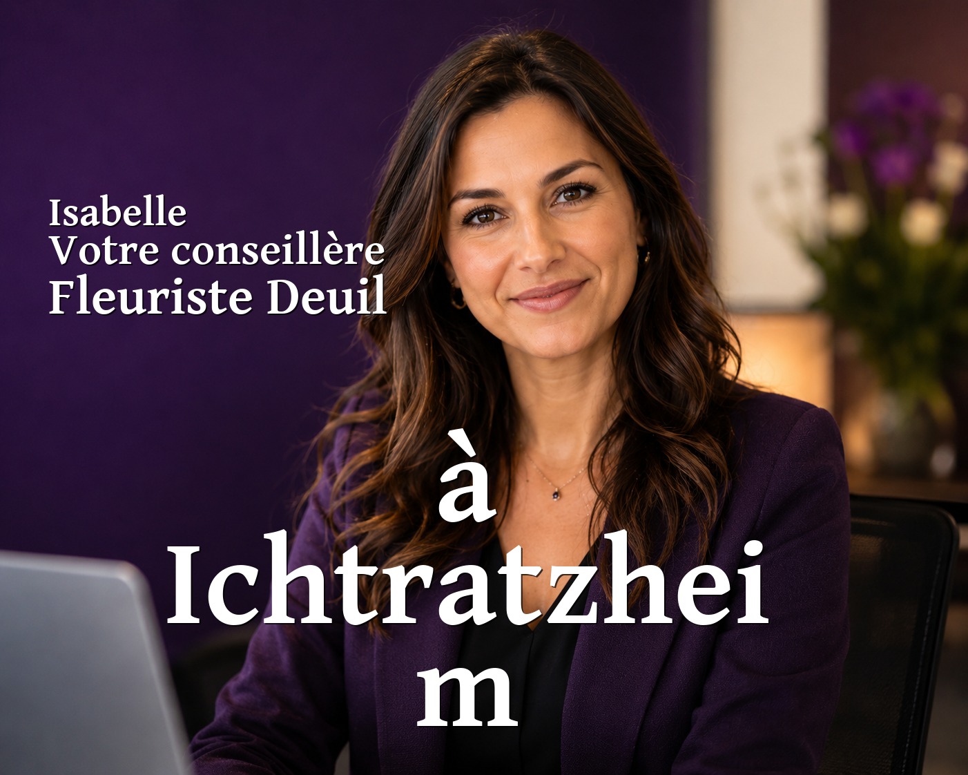 Isabelle, votre conseillère Fleuriste Deuil à Ichtratzheim