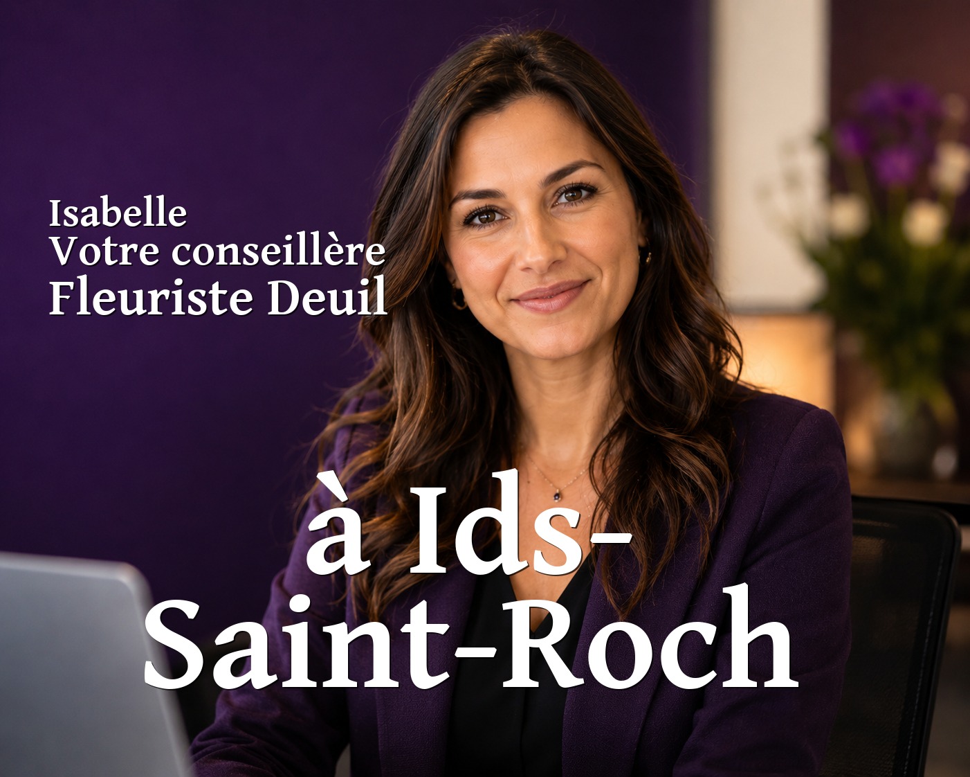 Isabelle, votre conseillère Fleuriste Deuil à Ids-Saint-Roch