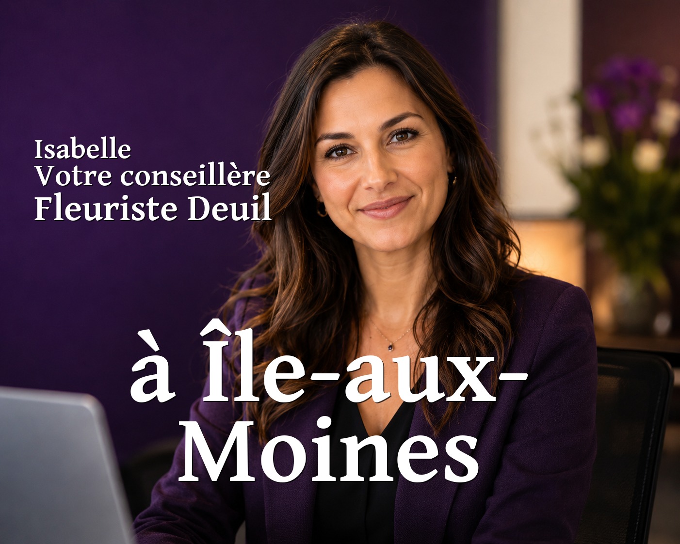 Isabelle, votre conseillère Fleuriste Deuil à Île-aux-Moines