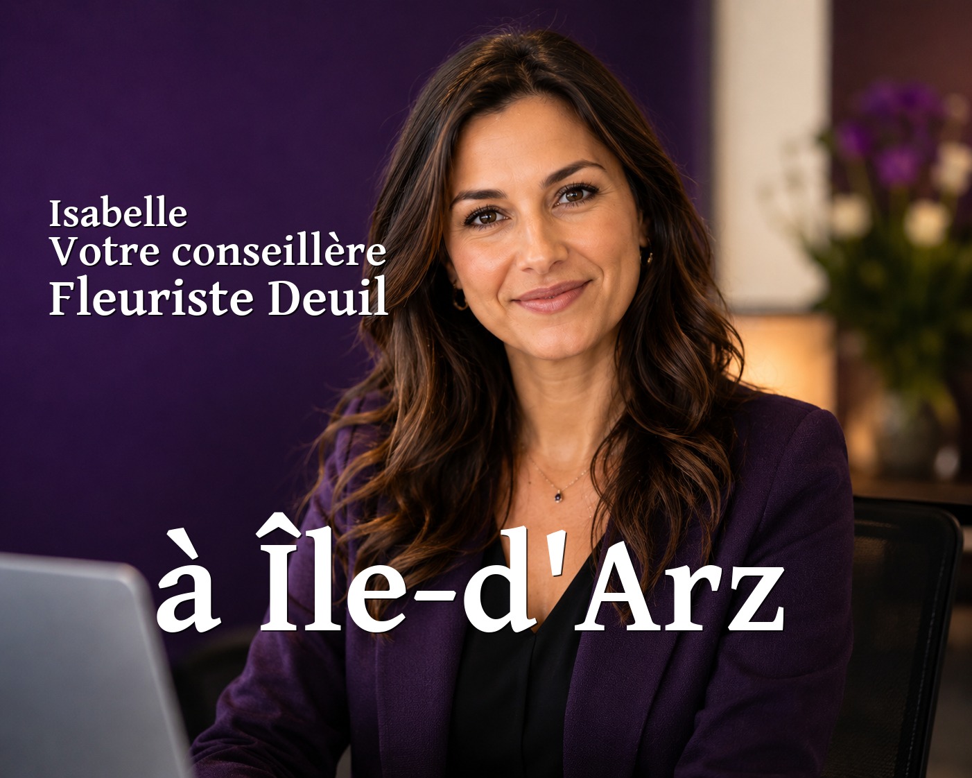 Isabelle, votre conseillère Fleuriste Deuil à Île-d'Arz