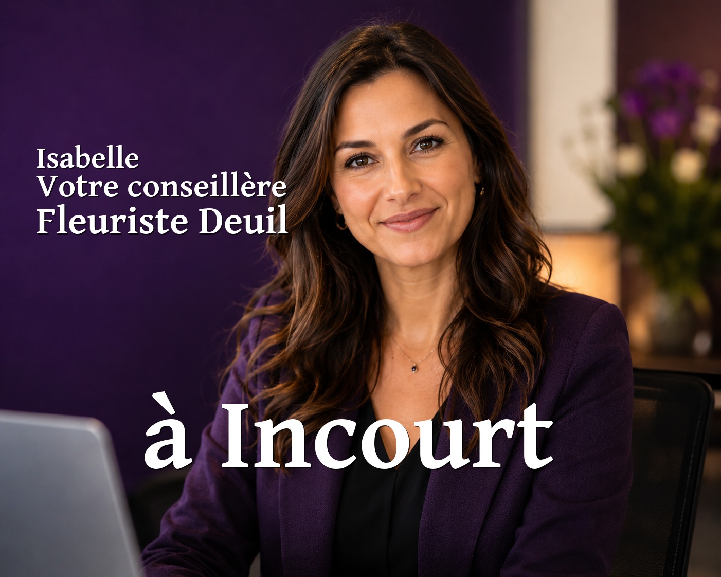 Isabelle, votre conseillère Fleuriste Deuil à Incourt
