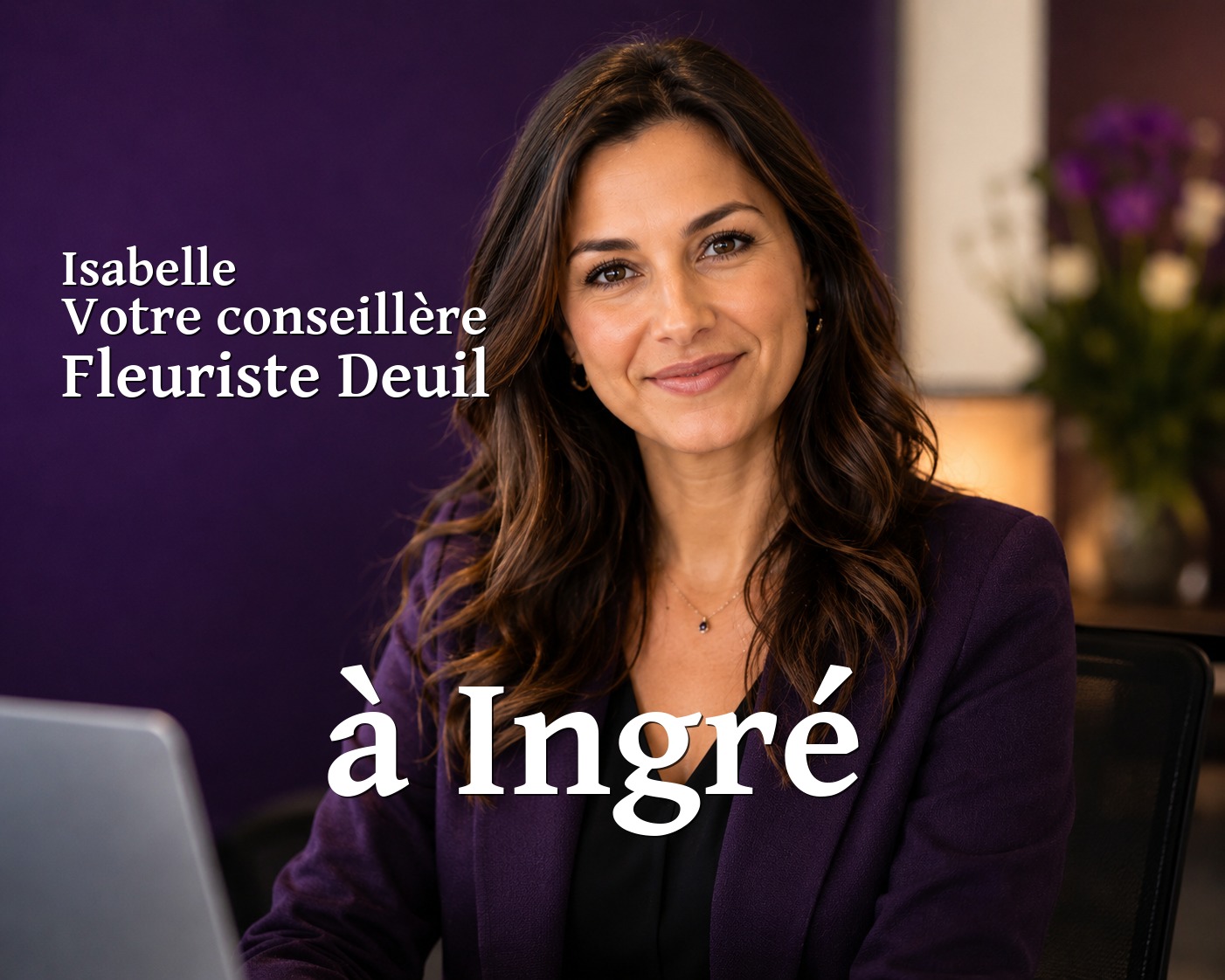 Isabelle, votre conseillère Fleuriste Deuil à Ingré