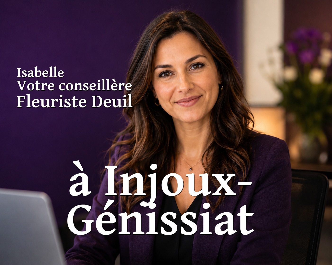 Isabelle, votre conseillère Fleuriste Deuil à Injoux-Génissiat