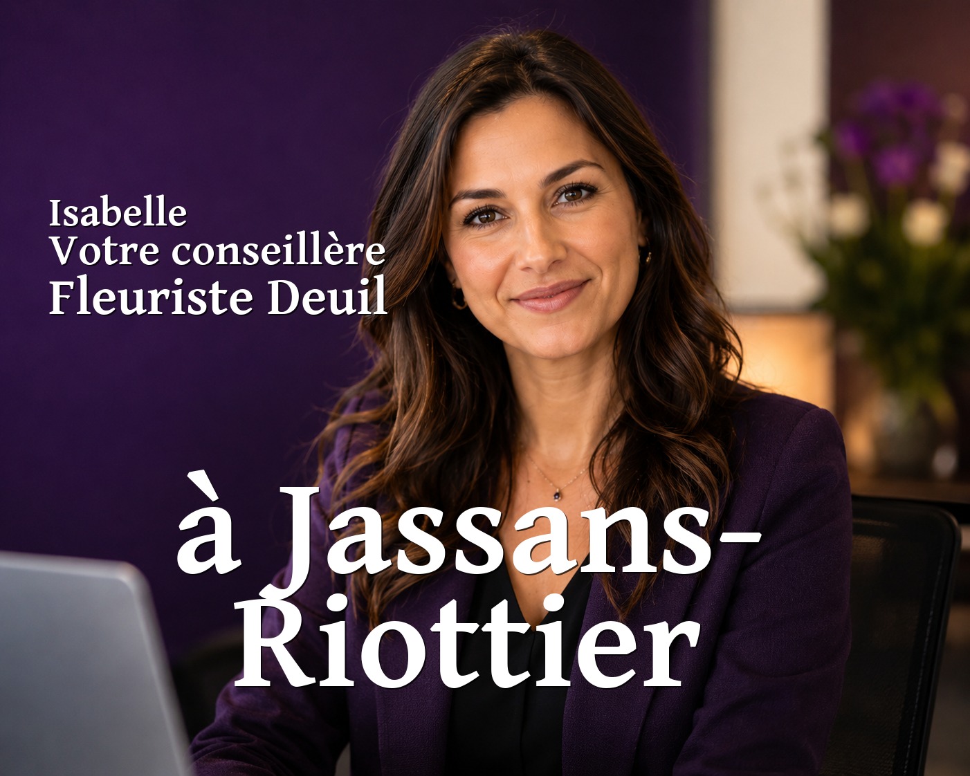 Isabelle, votre conseillère Fleuriste Deuil à Jassans-Riottier