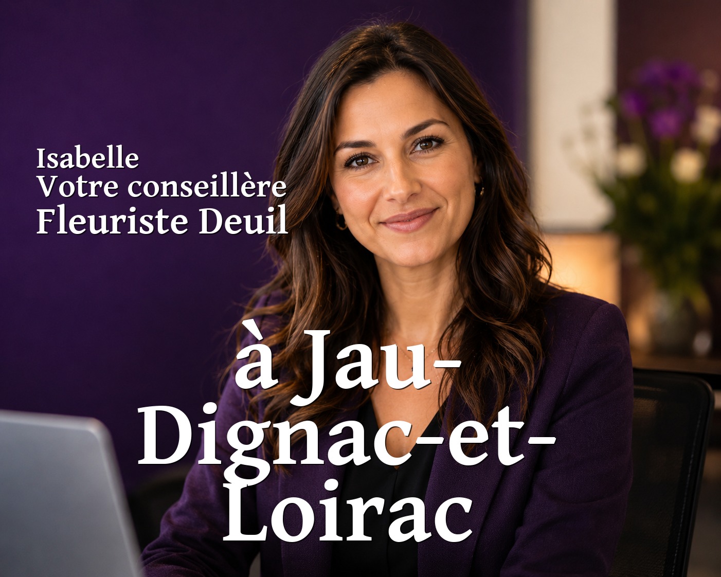 Isabelle, votre conseillère Fleuriste Deuil à Jau-Dignac-et-Loirac