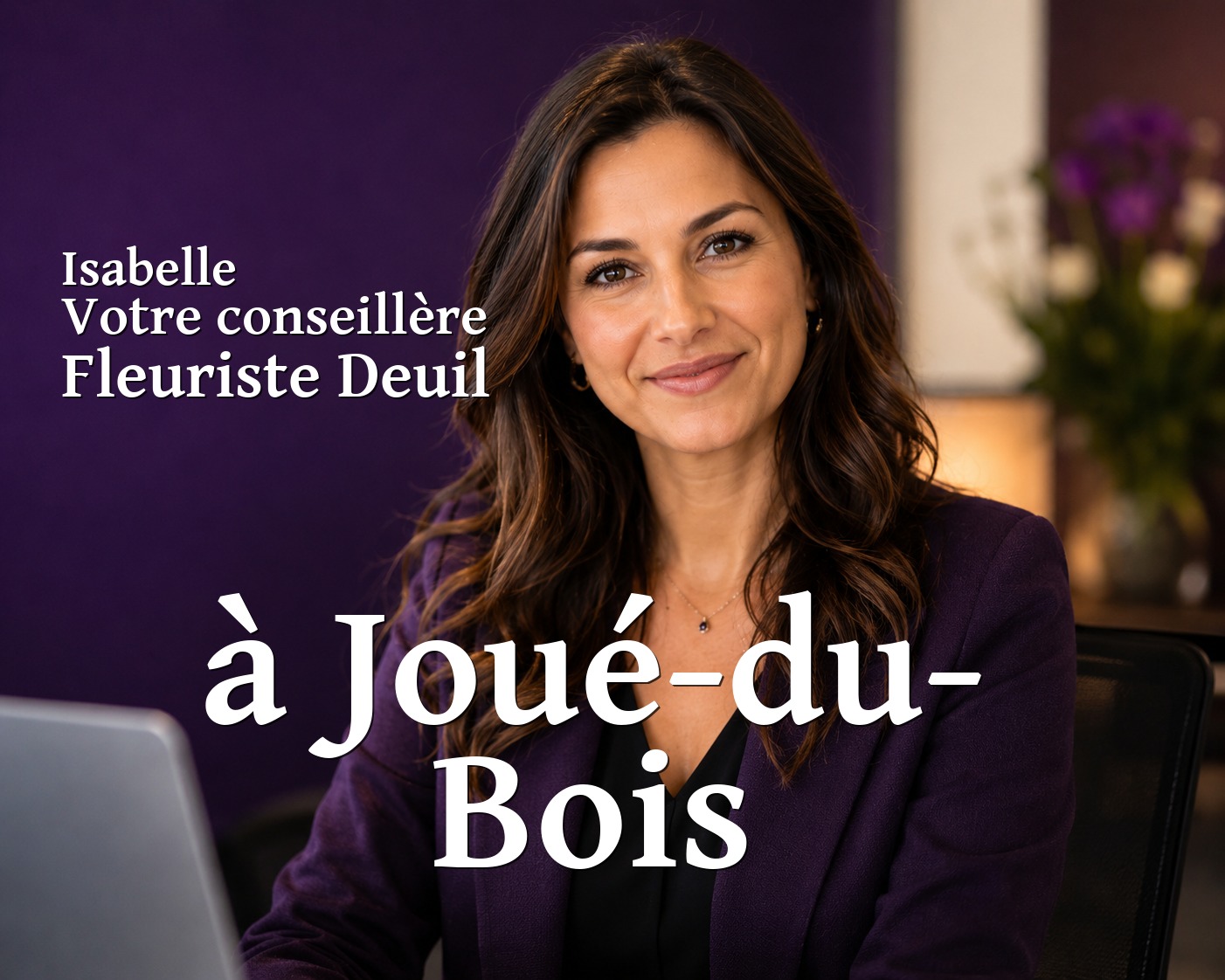 Isabelle, votre conseillère Fleuriste Deuil à Joué-du-Bois