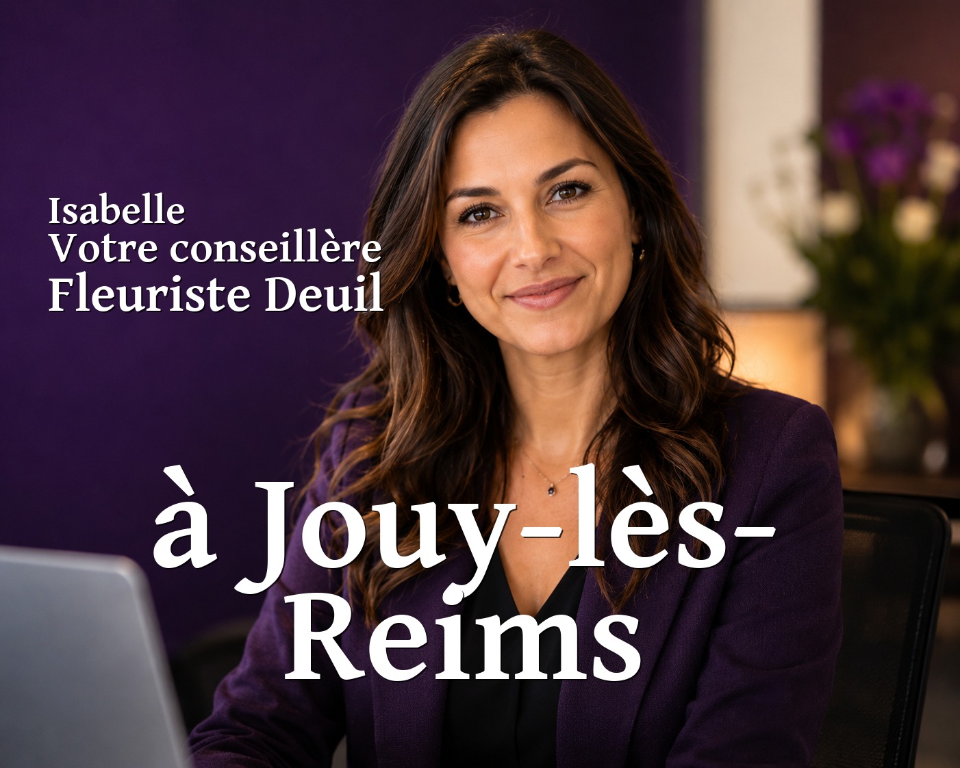 Isabelle, votre conseillère Fleuriste Deuil à Jouy-lès-Reims