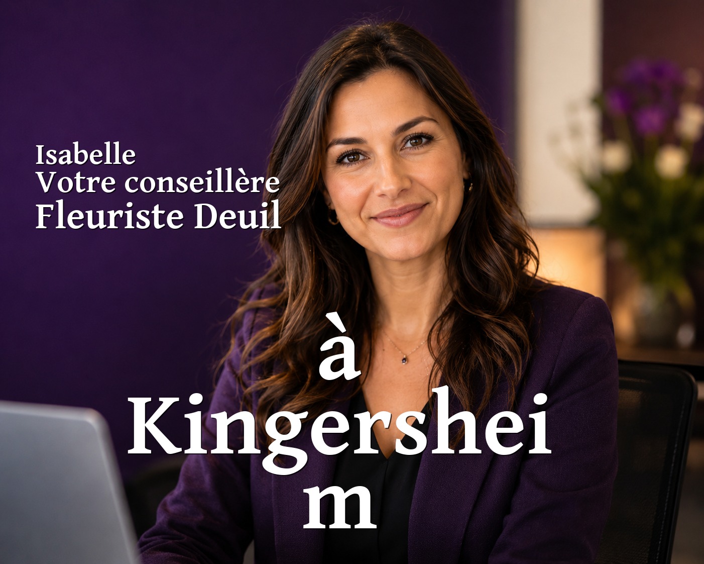 Isabelle, votre conseillère Fleuriste Deuil à Kingersheim