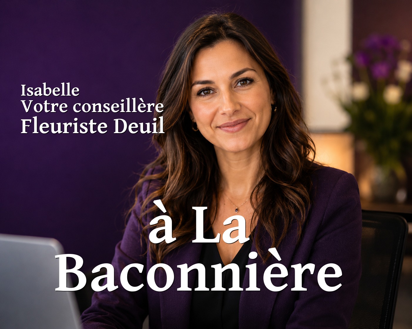 Isabelle, votre conseillère Fleuriste Deuil à La Baconnière
