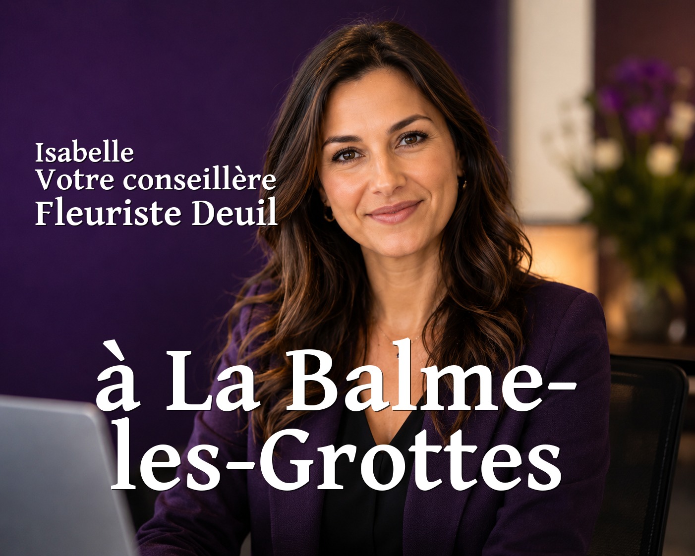 Isabelle, votre conseillère Fleuriste Deuil à La Balme-les-Grottes