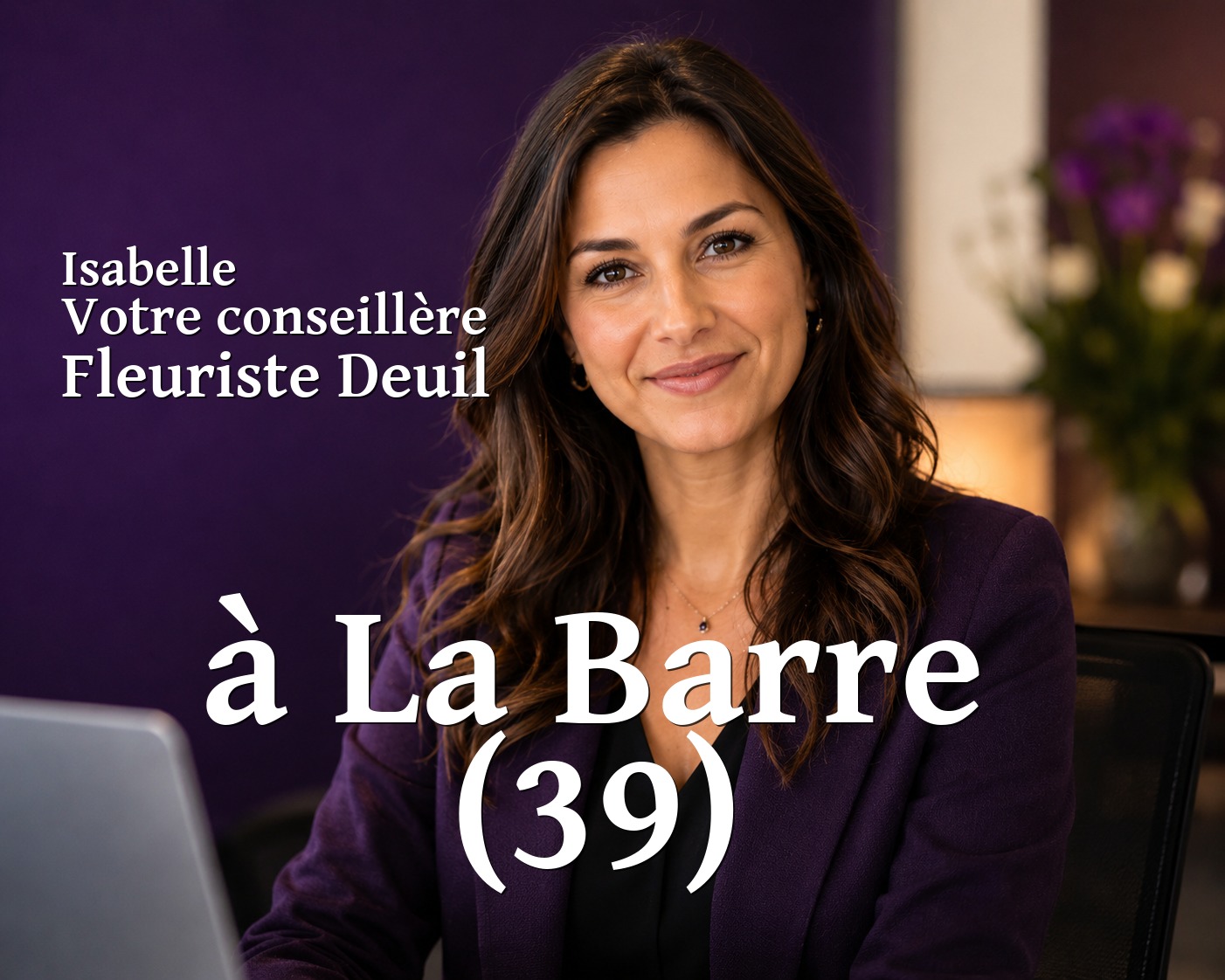 Isabelle, votre conseillère Fleuriste Deuil à La Barre (39)