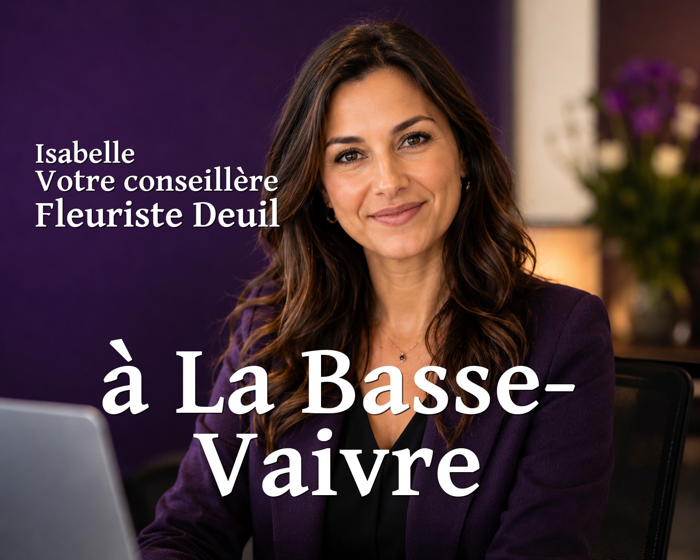 Isabelle, votre conseillère Fleuriste Deuil à La Basse-Vaivre