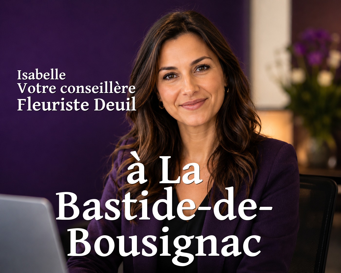 Isabelle, votre conseillère Fleuriste Deuil à La Bastide-de-Bousignac