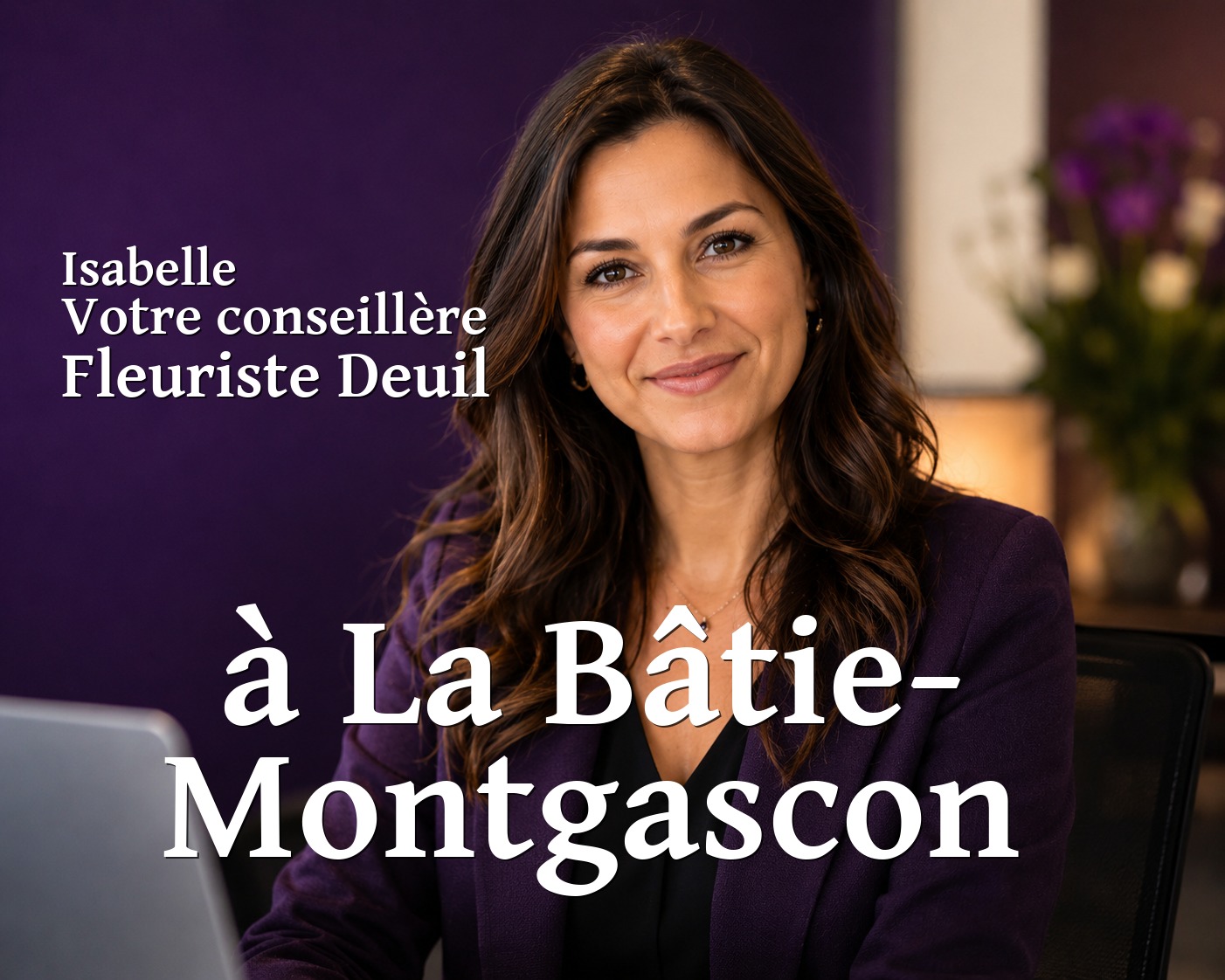 Isabelle, votre conseillère Fleuriste Deuil à La Bâtie-Montgascon