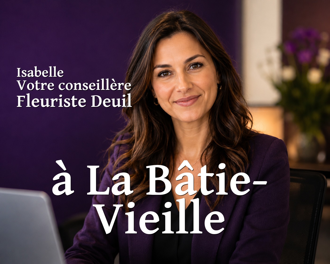 Isabelle, votre conseillère Fleuriste Deuil à La Bâtie-Vieille