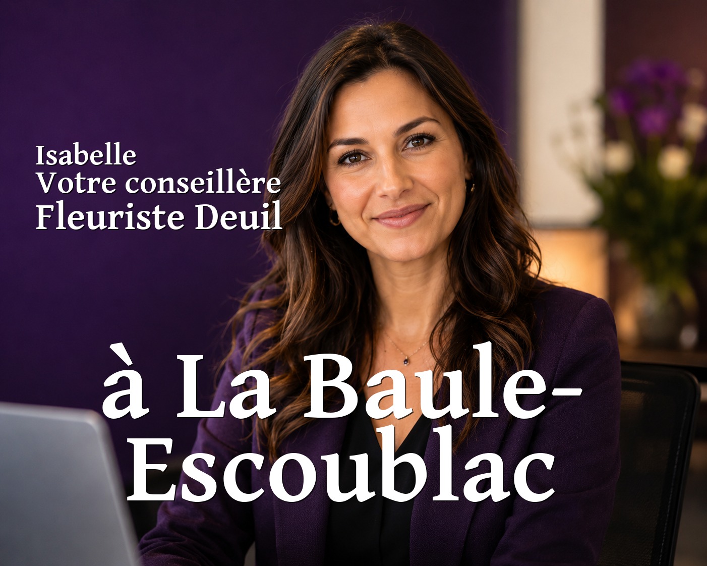 Isabelle, votre conseillère Fleuriste Deuil à La Baule-Escoublac