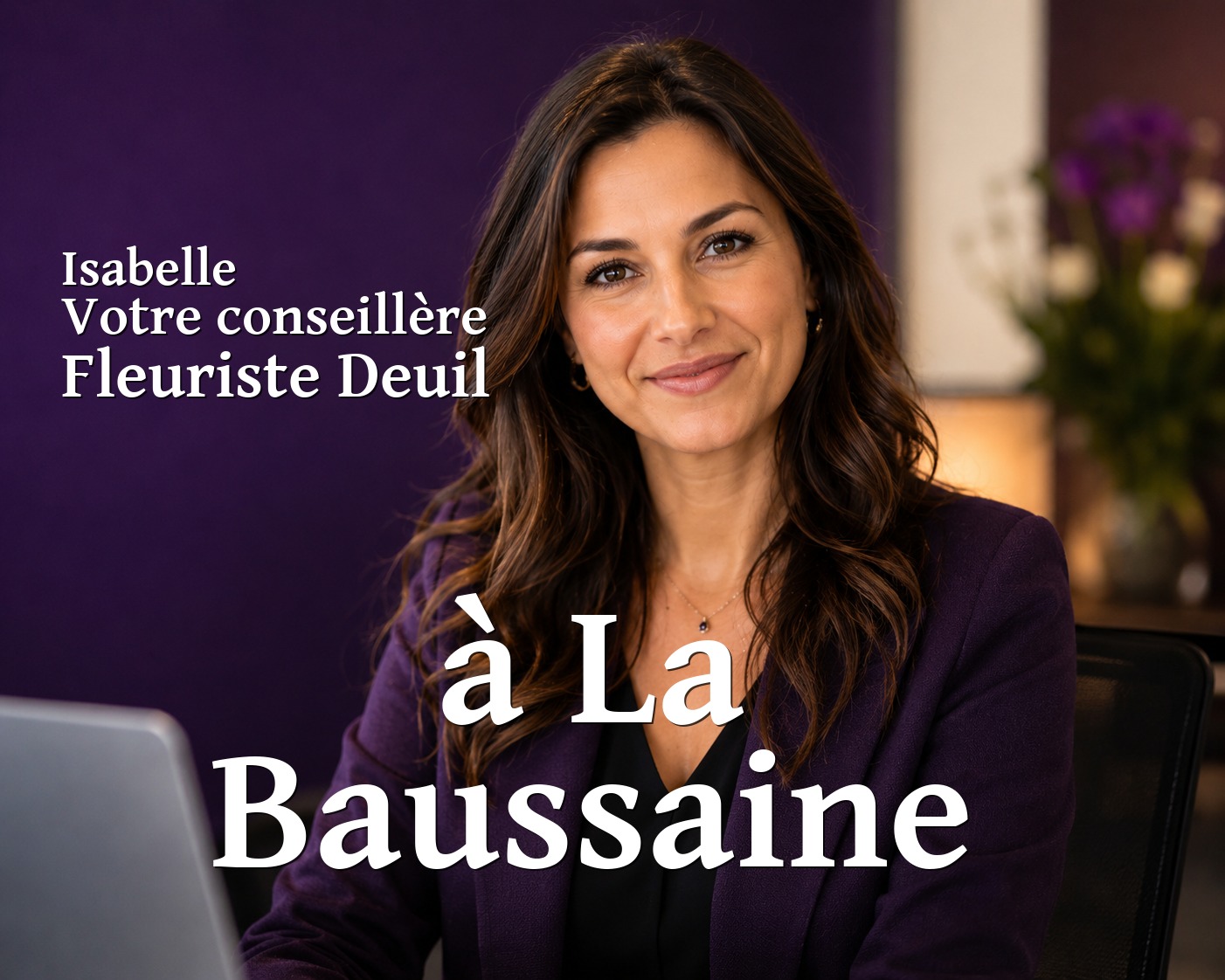 Isabelle, votre conseillère Fleuriste Deuil à La Baussaine