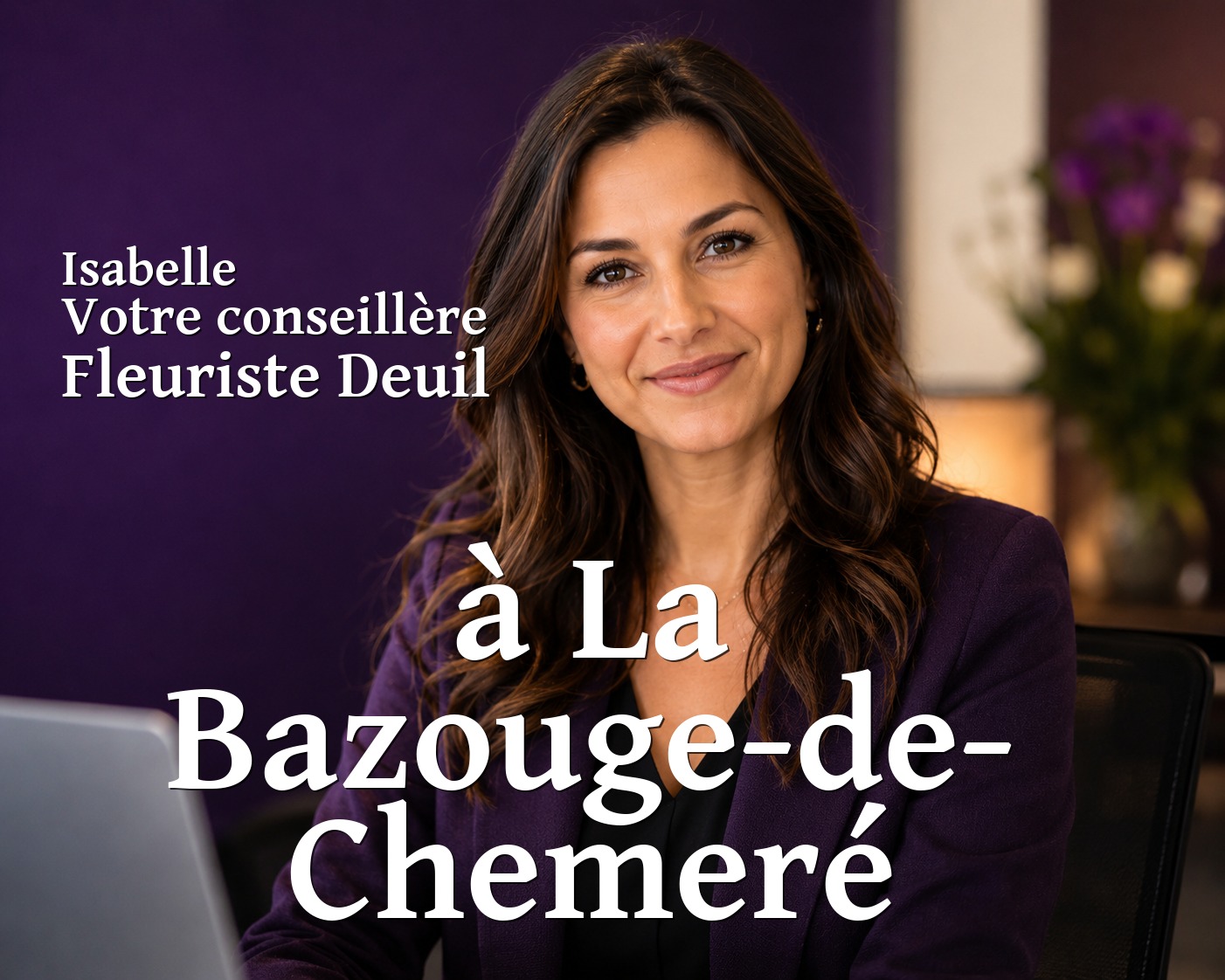 Isabelle, votre conseillère Fleuriste Deuil à La Bazouge-de-Chemeré