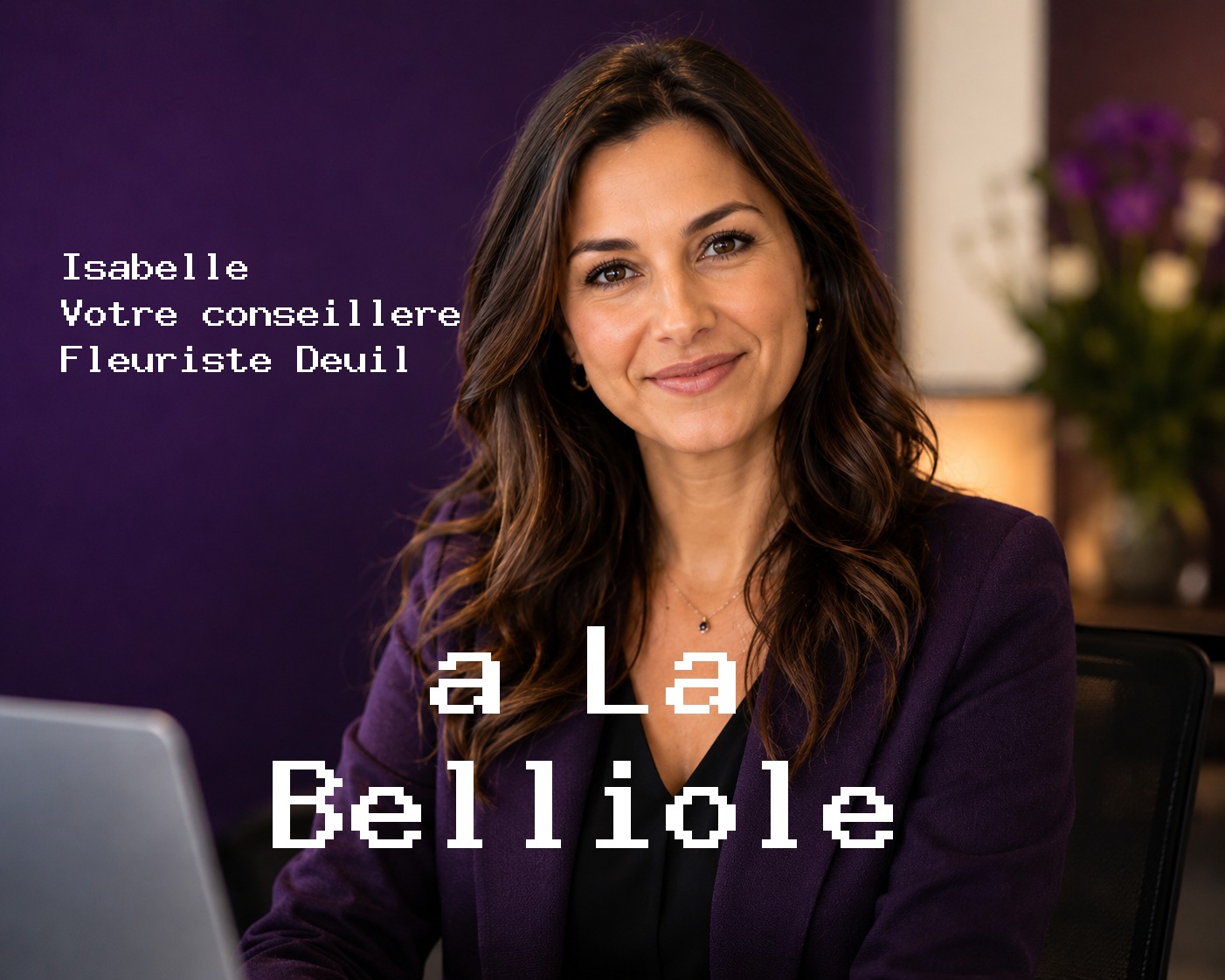 Isabelle, votre conseillère Fleuriste Deuil à La Belliole