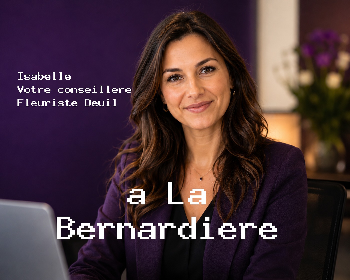 Isabelle, votre conseillère Fleuriste Deuil à La Bernardière