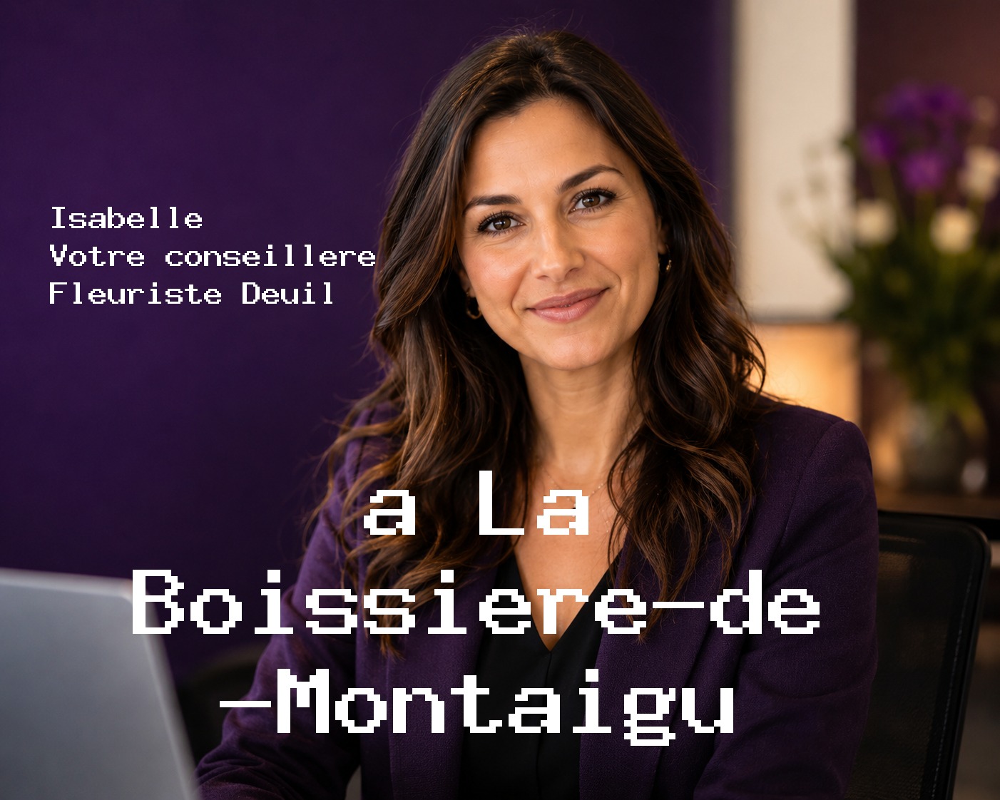 Isabelle, votre conseillère Fleuriste Deuil à La Boissière-de-Montaigu