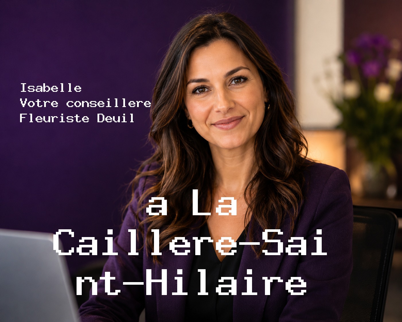 Isabelle, votre conseillère Fleuriste Deuil à La Caillère-Saint-Hilaire