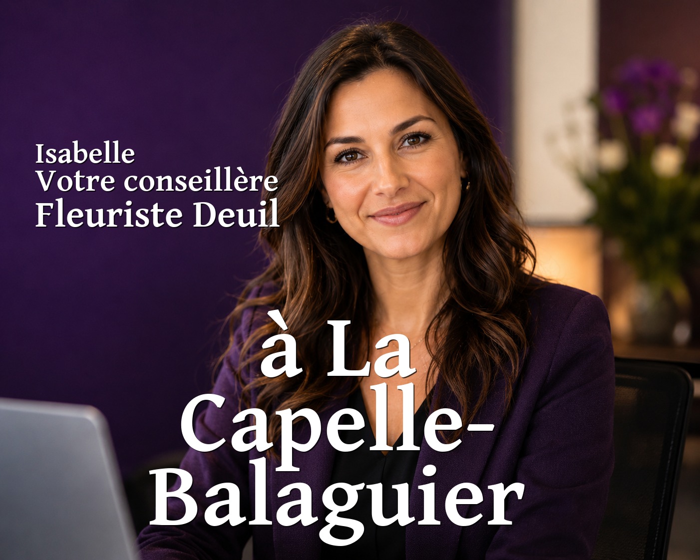 Isabelle, votre conseillère Fleuriste Deuil à La Capelle-Balaguier