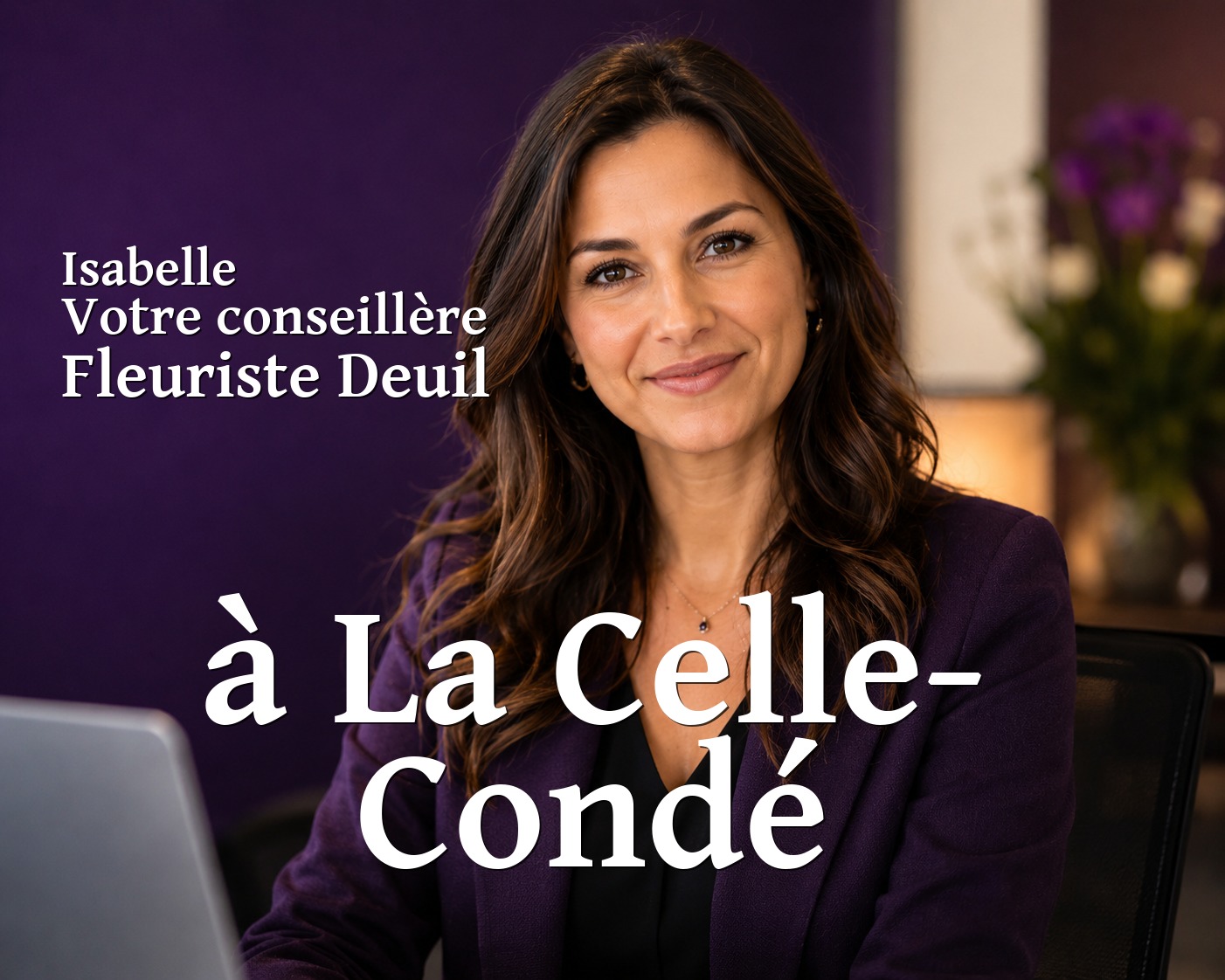 Isabelle, votre conseillère Fleuriste Deuil à La Celle-Condé
