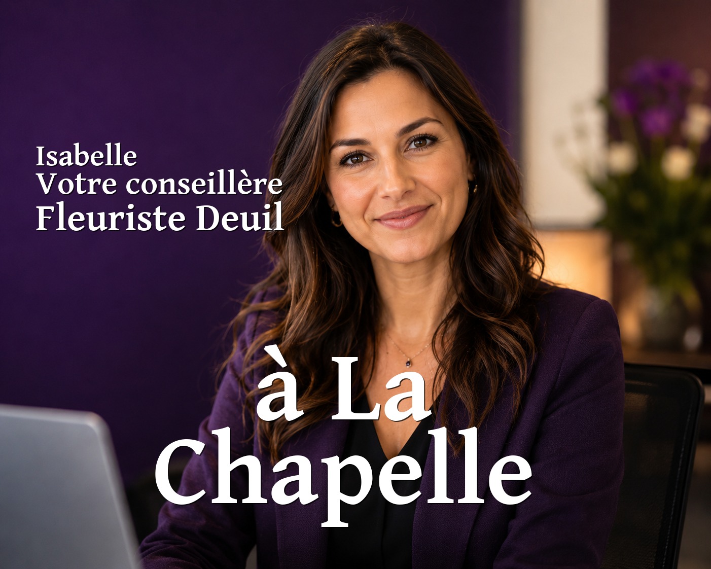 Isabelle, votre conseillère Fleuriste Deuil à La Chapelle