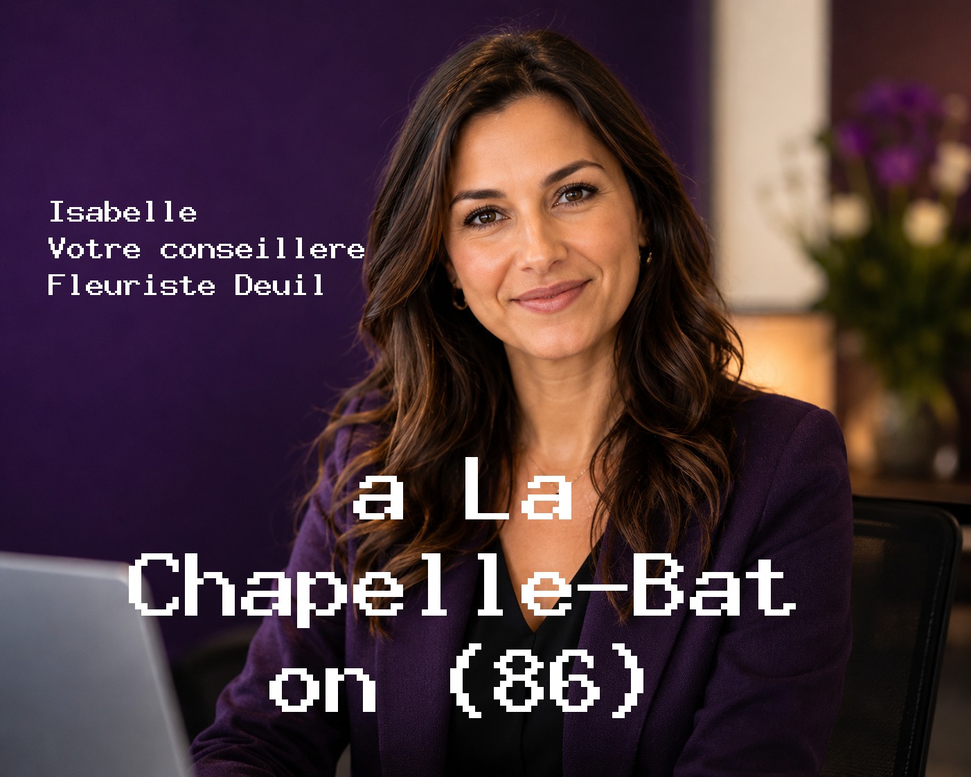 Isabelle, votre conseillère Fleuriste Deuil à La Chapelle-Bâton (86)