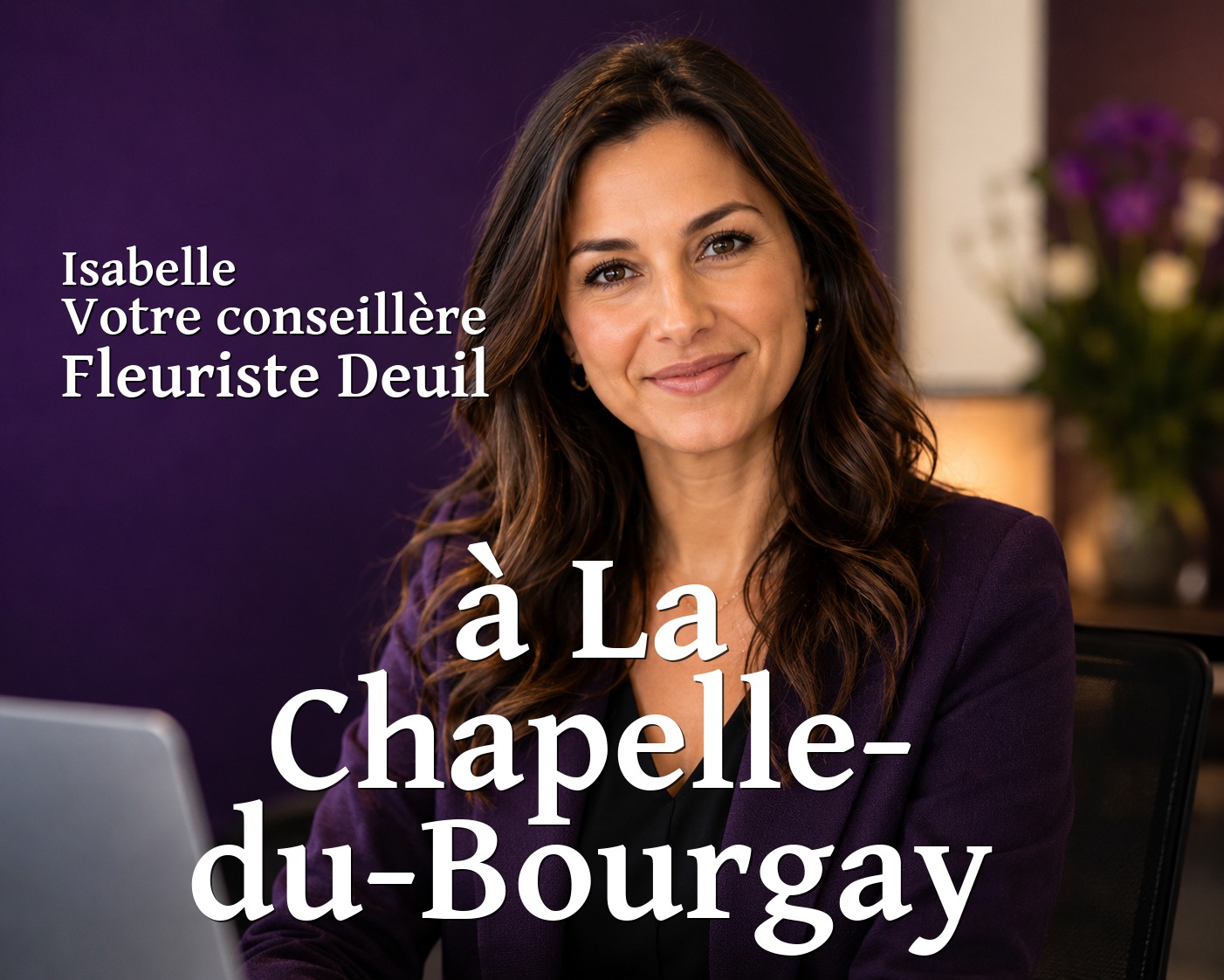 Isabelle, votre conseillère Fleuriste Deuil à La Chapelle-du-Bourgay