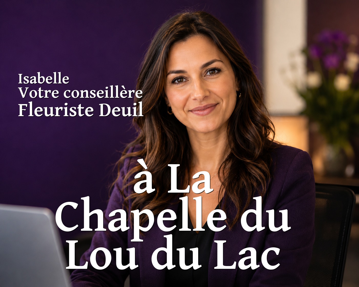 Isabelle, votre conseillère Fleuriste Deuil à La Chapelle du Lou du Lac