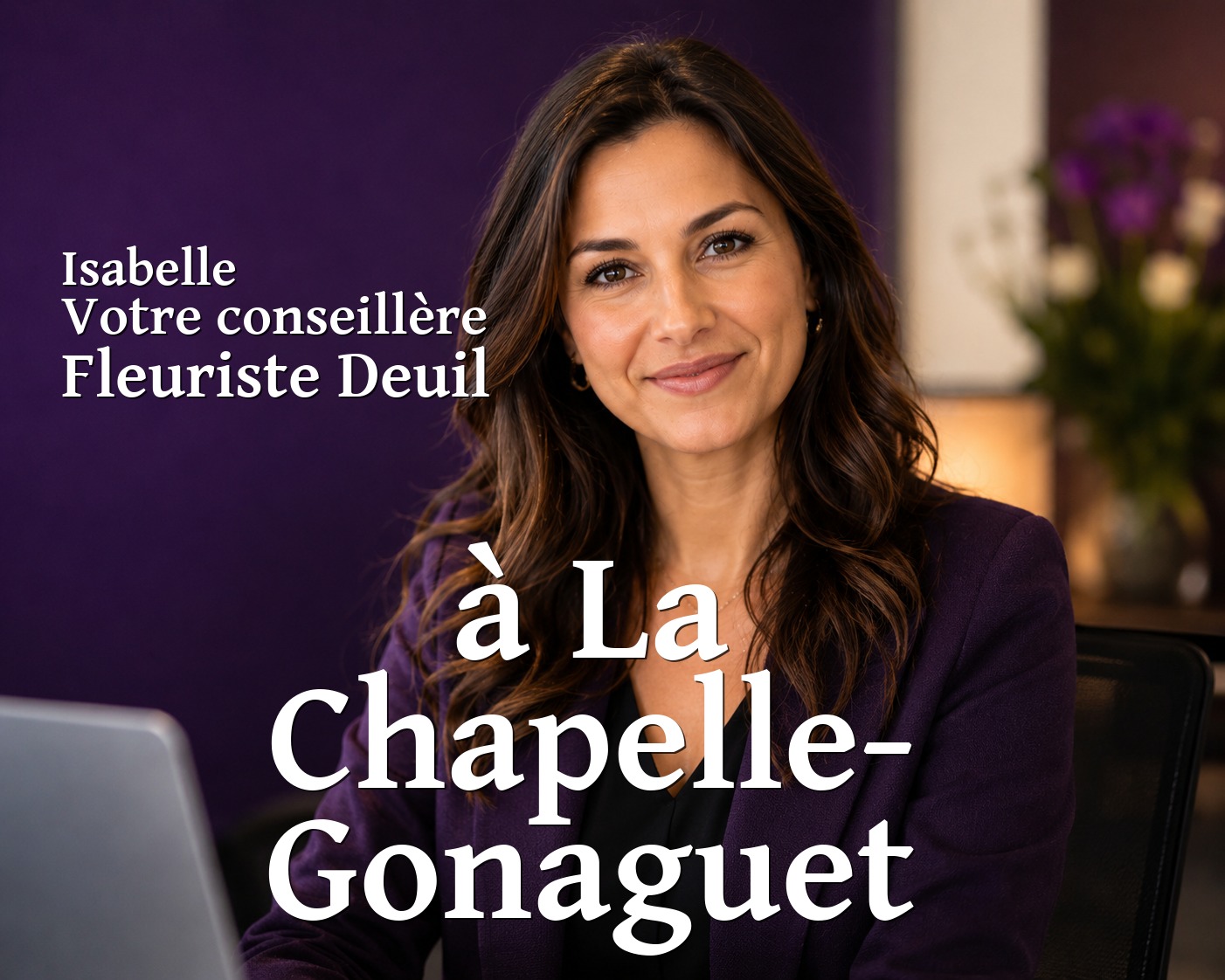 Isabelle, votre conseillère Fleuriste Deuil à La Chapelle-Gonaguet
