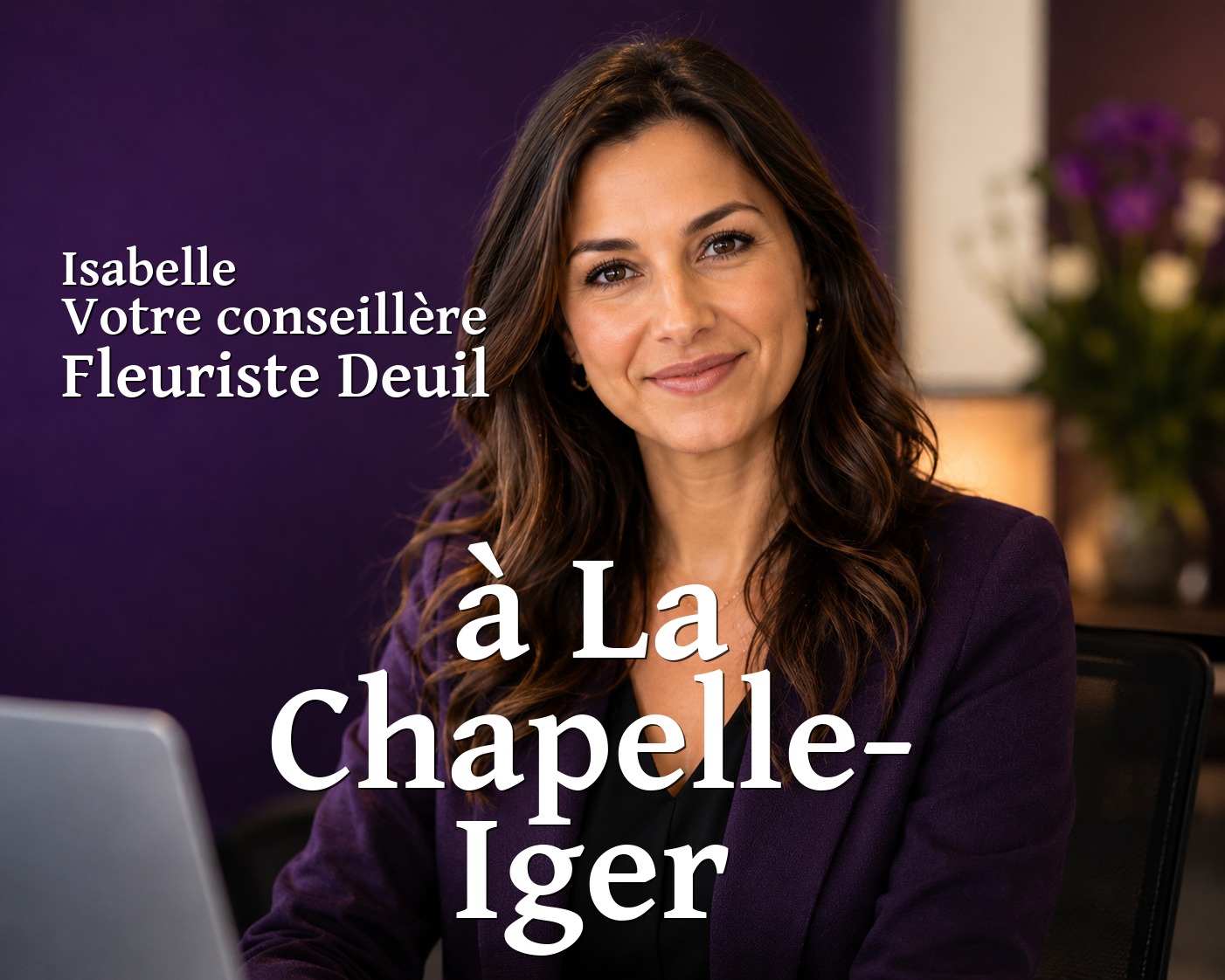 Isabelle, votre conseillère Fleuriste Deuil à La Chapelle-Iger
