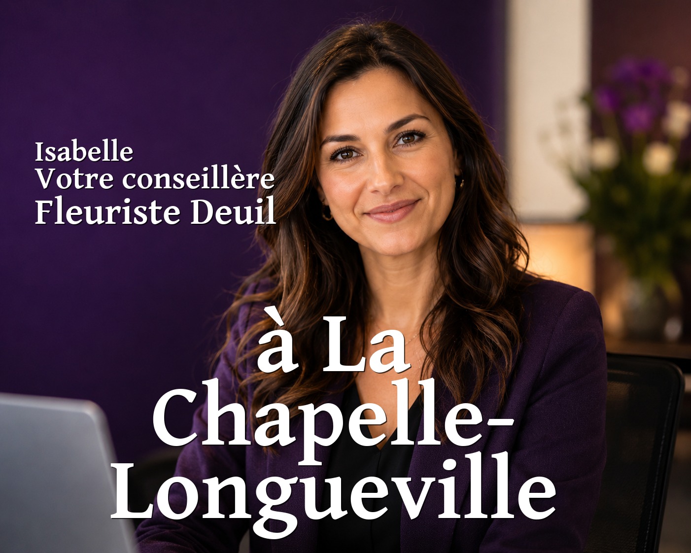 Isabelle, votre conseillère Fleuriste Deuil à La Chapelle-Longueville
